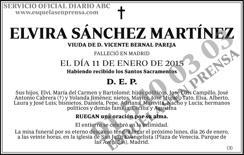 Elvira Sánchez Martínez